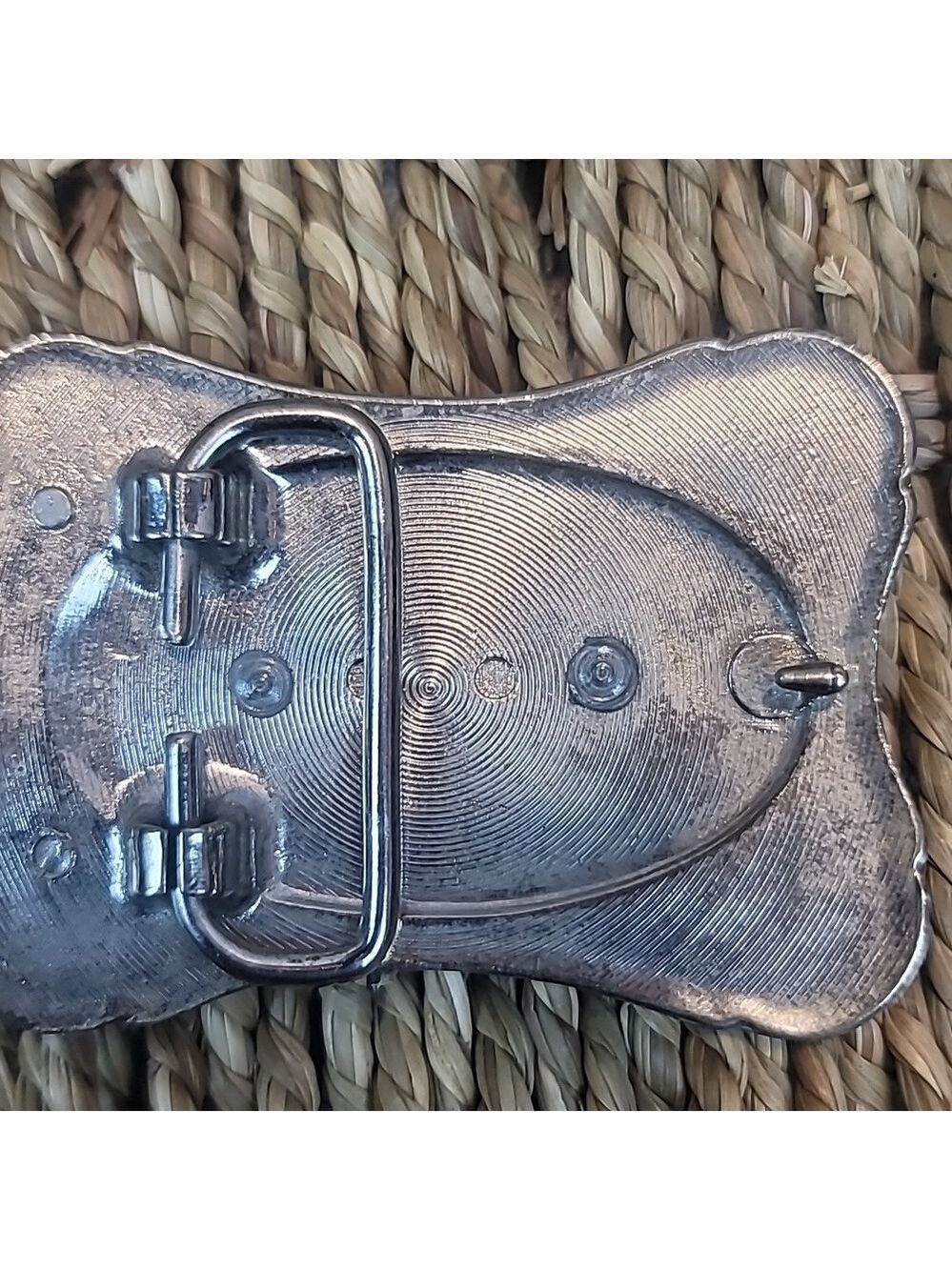 Vintage bucking horse belt buckle - Picture 3 of 3
